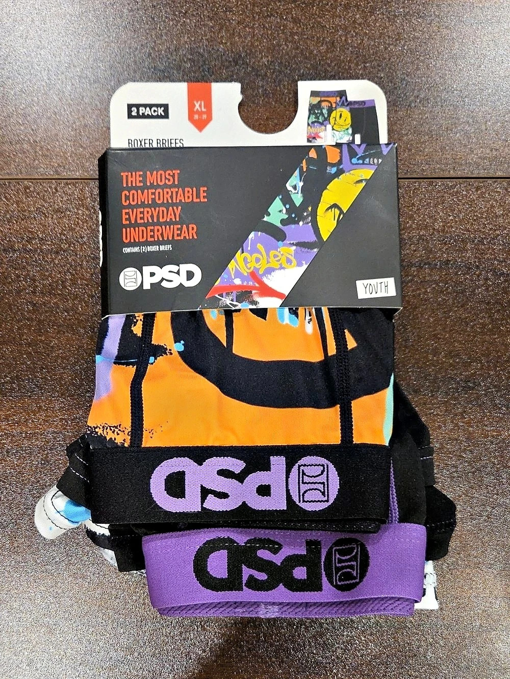 PSD Abstract Boxer Briefs XL 2-Pack NWT